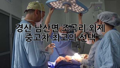 경산 남산면 조곡리 외제 중고차 최고의 선택!